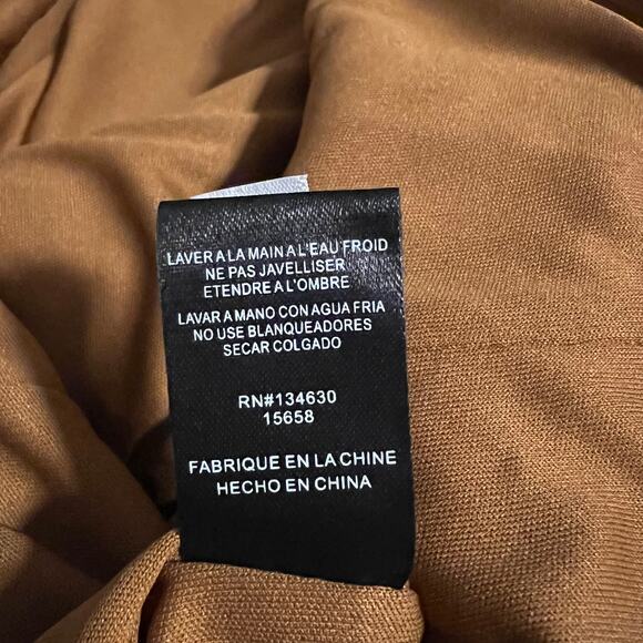 NWT Anthropologie Sunday In Brooklyn Asymmetrical Cutout Bronze Top Size Large - Picture 10 of 12